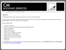 Tablet Screenshot of cmroofingservices.com